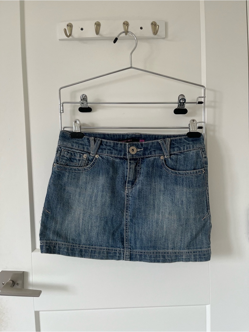 Y2K Mini Jean Skirt